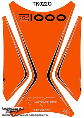 Kawasaki Z1000 2003 - 2009 Motorcycle Tank Pad Protector Motografix Gel Tankpad • $32.31