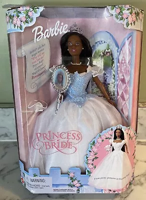 Mattel 2000 African American Princess Bride Barbie New In Box  #28252 • $23.50