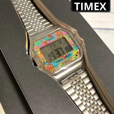 TIMEX  Coca-Cola Classic Digital Stainless Steel Bracelet Watch Classic Digital • £113.05