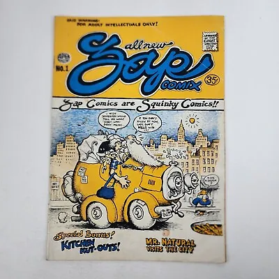 Apex Novelties All New Zap Comix #1 - Robert Crumb Underground 1967 • $29.99