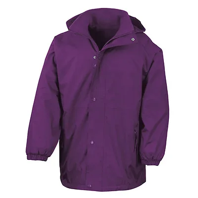 Result Reversible Waterproof Fleece Lined Coat Jacket Adjustable Hood • $60.12