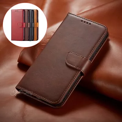 Leather Magnetic Flip Wallet Case For IPhone 15 14 Plus 13 12 11 Pro Max Mini • $10.50