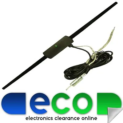 Car Stereo Radio Internal Glass Windscreen Mount Amplified Aerial Antenna RMA819 • £7.79