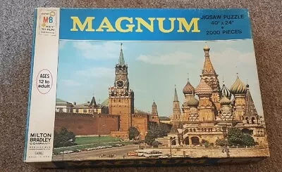 1972 Puzzle Magnum 2000 Piece MB Jigsaw 4280 COMPLETE! Moscow USSR Vintage • $24.99