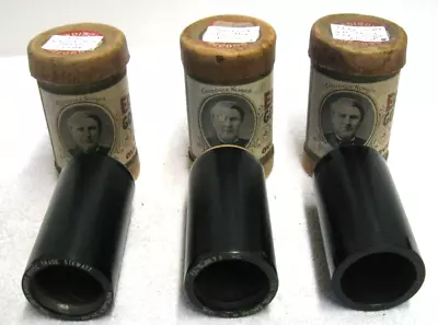 Vintage 1900s Antique Edison Cylinder Tube Phonograph Records Lot Of 3 • $20