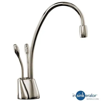 Insinkerator Brushed Steel Steaming Hot & Cold Kitchen Kettle Tap NO TANK • £428.99