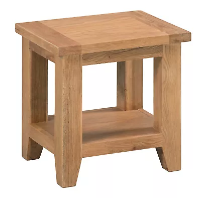 Small Oak Side Table | Wooden End/Lamp Table | Bedside Cabinet | Nightstand • £93.99