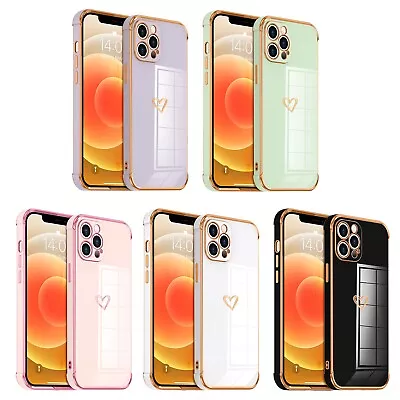 $6.99 • Buy Girly Heart Shockproof Case For IPhone 14 13 12 11 Pro Max XR 8 7 SE