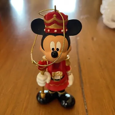 Disney Mickey Mouse Band Leader Nutcracker Guard Christmas Ornament 4  Tall • $17