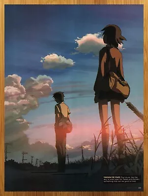 2008 5 Centimeters Per Second Print Ad/Poster Authentic Manga Anime Promo Art • $14.99