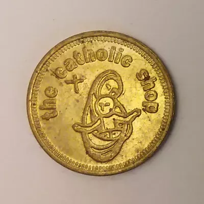 The Catholic Shop Chantilly VA One Dollar Trade Token 25mm • $7.95