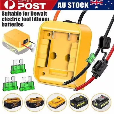 For Dewalt 18V/20V Max Battery Adapter W/ Fuse To Dock Power Connector DCB205 • $24.31