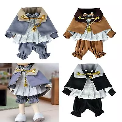 Doll Clothes Vintage Doll Cape Top And Pants Set 1/12 Doll Accessories • $22.28