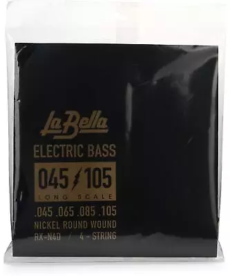 La Bella RX-N4D Rx Nickel Bass Strings - .045-.105 4-string • $23.99