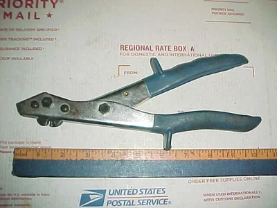 $19.99 • Buy Sheet Metal Nibbler Nibbling Hand Tool Heavy Duty Max 18 Gauge Steel 10  Long