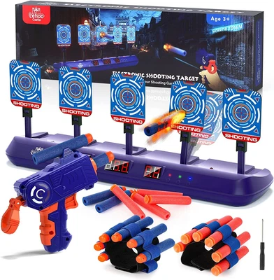 $44.81 • Buy 5 Electronic Digital Target For Nerf Guns Shooting With Auto-Reset W/ 20 Bullets
