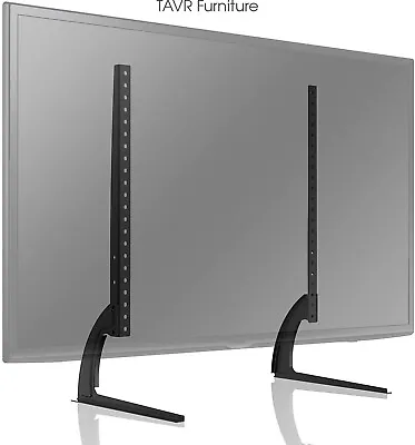 Table Top TV Stand For 27 30 32 37 40 42 47 50 55 60 65 Inch LCD LED TVs • $28.99
