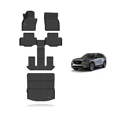 KELCSEECS All Weather Floor Mats & Cargo Liner Set Custom For 2024 Mazda CX-9... • $217.59