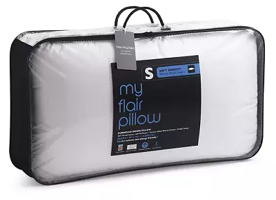 Bloomingdale's WHITE My Flair Asthma & Allergy Friendly Down Queen Soft Pillow • $224