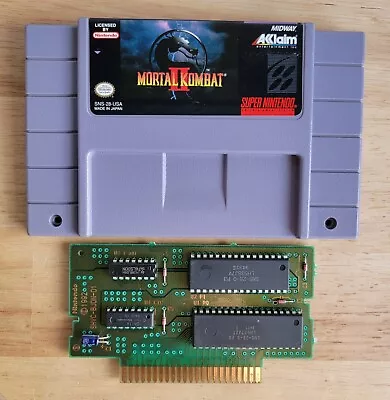 Mortal Kombat 2 (Super Nintendo SNES 1993) Authentic Cartridge Only Tested • $20.99