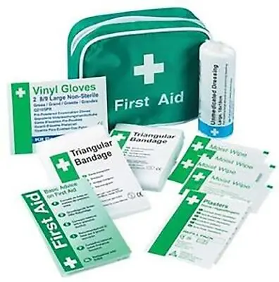 Small First Aid Emergency Kit Home Medical Camping Office Travel Car Taxi Van • £9.95