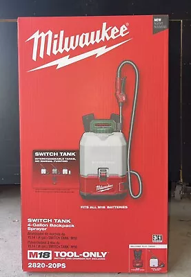 *MINT* Milwaukee 2820-20PS M18 Switch Tank Backpack Sprayer - Red • $200