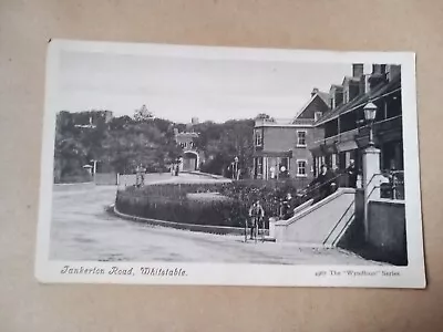 Vintage Postcard  Tankerton Road Whitstable • £1.90