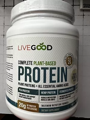 LIVEGOOD Complete Plant-Based Protein • $30