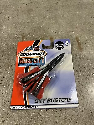 2002 Matchbox Hero City Sky Busters SR-71 Blackbird Jet Plane Sealed Toy NOS • $15.99