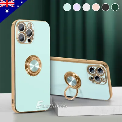 Cute Shockproof Ring Case Stand Cover For IPhone 14 13 12 11 Pro XS Max Plus XR • $5.45