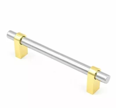 $3.97 • Buy Belwith P9820 Polished Brass, Chrome 3 3/4 Cc 96mm Cabinet Bar Pull