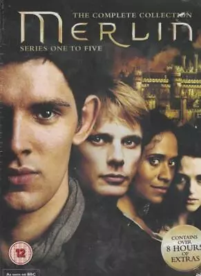 Merlin: The Complete Collection 27-Disc DVD VIDEO TV SHOW Fantasy Series! SEALED • $139.99