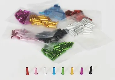 New Bicycle Bike Brake Derailleur Shifter Cable End Caps Tips Crimp 25pcs • $3.59