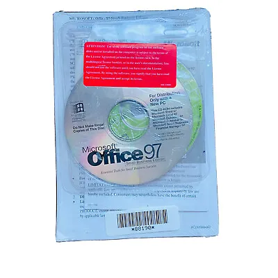 Microsoft Office 97 Small Business OEM VWord Excel Outlook Publisher CD-ROM • $49.99