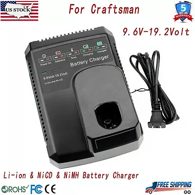 For Craftsman 9.6V-19.2Volt Battery Charger Lithium-ion & NiCD & NiMH Battery C3 • $29.99