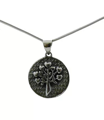 Sterling Silver Love Family Tree Pendant Necklace Mothers Day Birthday Christmas • $28.99