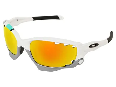 Oakley Racing Jacket 30 Years Sport Sunglasses OO9171-24 White/Fire Black • $219.99