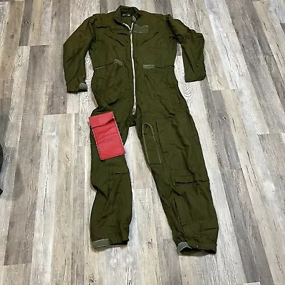 Vietnam War Era USMC Flight Suit W/ Rigger Knife Pouch 1960s 38R From Ret LtCol • $30