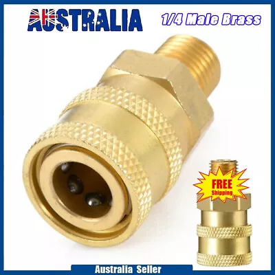 1/4 Male Brass Quick Connect Coupler High-Pressure Washer Converter 4000 PSI New • $13.96