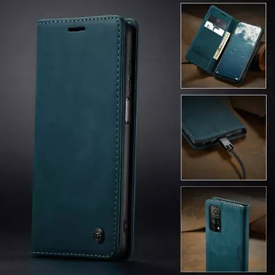 $13.79 • Buy For Xiaomi Mi 10T Pro 5G Redmi Note10 9 Magnetic Flip Leather Wallet Case Cover