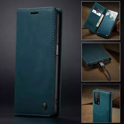 $12.99 • Buy For Xiaomi Mi 10T Pro 5G Redmi Note10 9 Magnetic Flip Leather Wallet Case Cover
