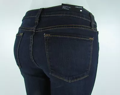 New J BRAND 818 SLIM BOOTCUT Mid Rise Woman Jeans SZ 25 In VERUCA DARK BLUE • $79