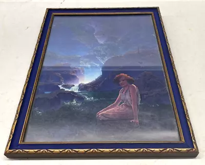 Vintage Maxfield Parrish  Moonlight  Lithograph Print • $75