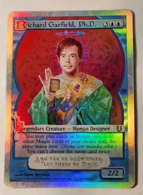 Richard Garfield Ph.D. -UNHINGED- Alternate Foil NM MTG  • $500