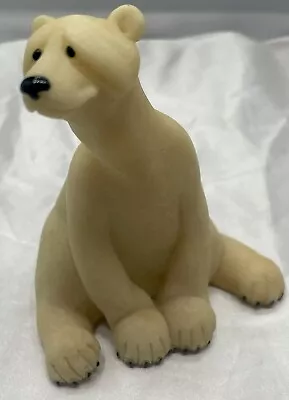 Polar Bear Stone Figure Ornament Quarry Critters Porter 2nd Nature Design C.2000 • $14.72