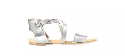 Miz Mooz Womens Aster Pewter Ankle Strap Sandals Size 8.5 (7640383) • $23.99