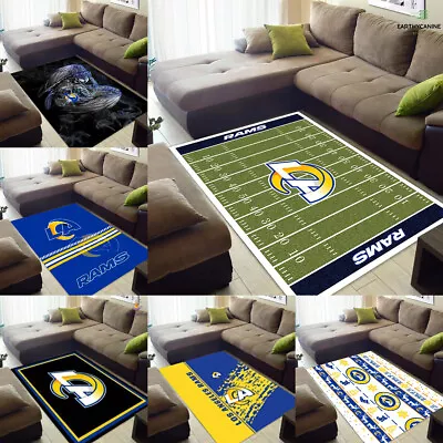 Los Angeles Rams Rugs Anti-Skid Living Room Bedroom Area Rugs Floor Mats Carpets • $37.04