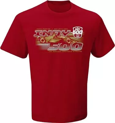 108th Indianapolis IndyCar 2024 Adult 500 Race 5.26.2024 Running Maroon Shirt • $21.99