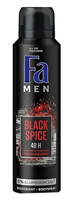 Fa Men Black Spice (0% Aluminium Salts) Spray Deodorant - 150 Ml • $7.72