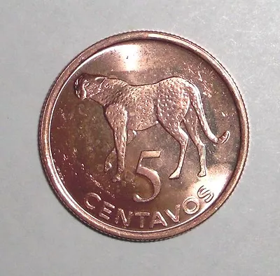 2006 Mozambique 5 Centavos Coin Cheetah Cat Animal African Wildlife • $1.99